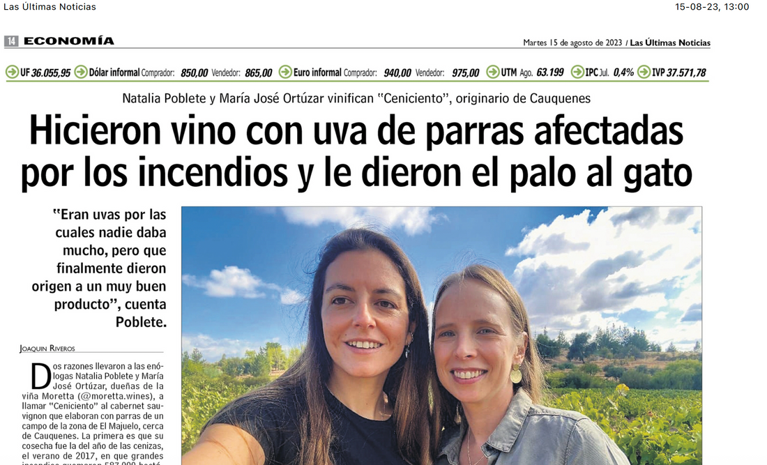 Publicación en Las Últimas Noticias